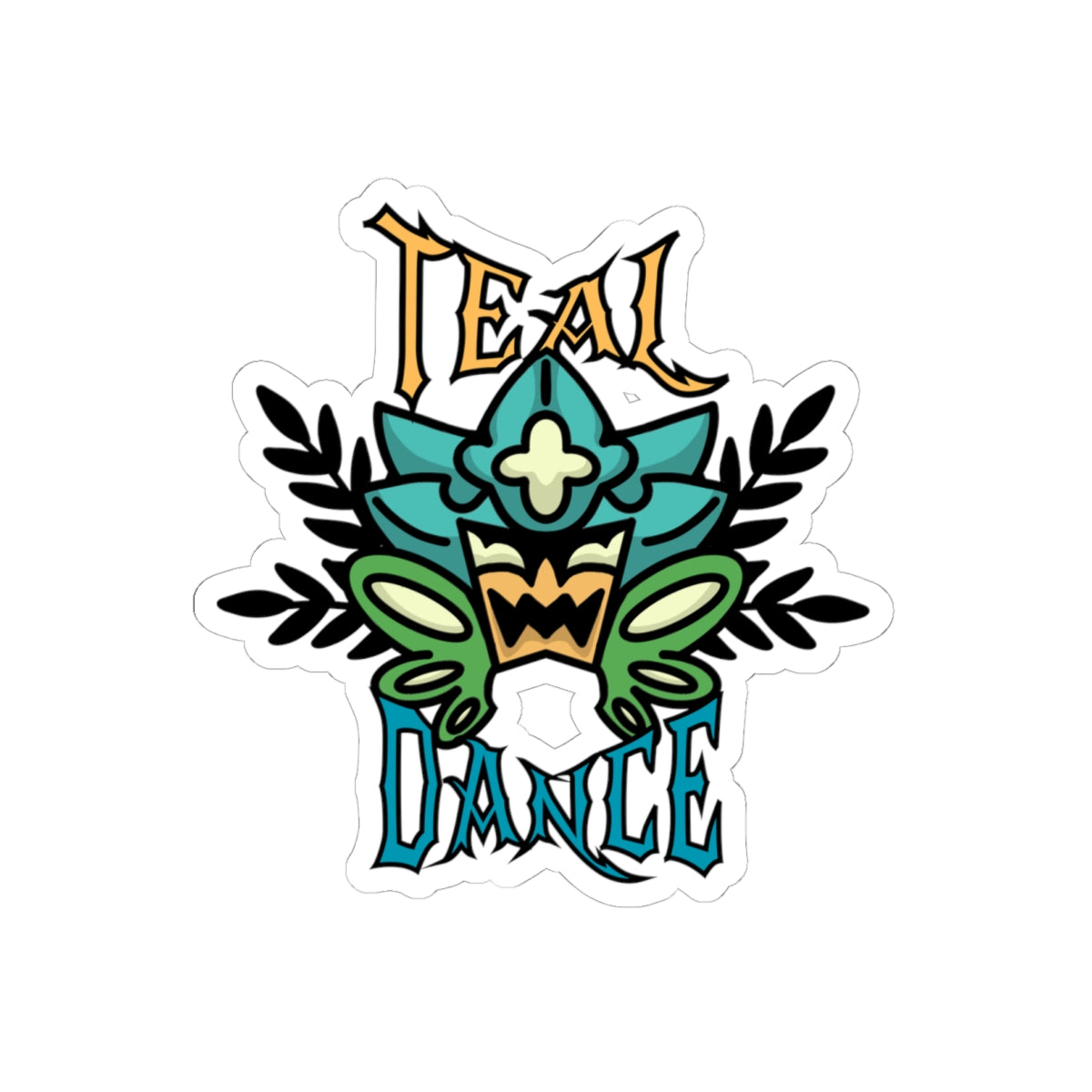 Teal Dance - Sticker