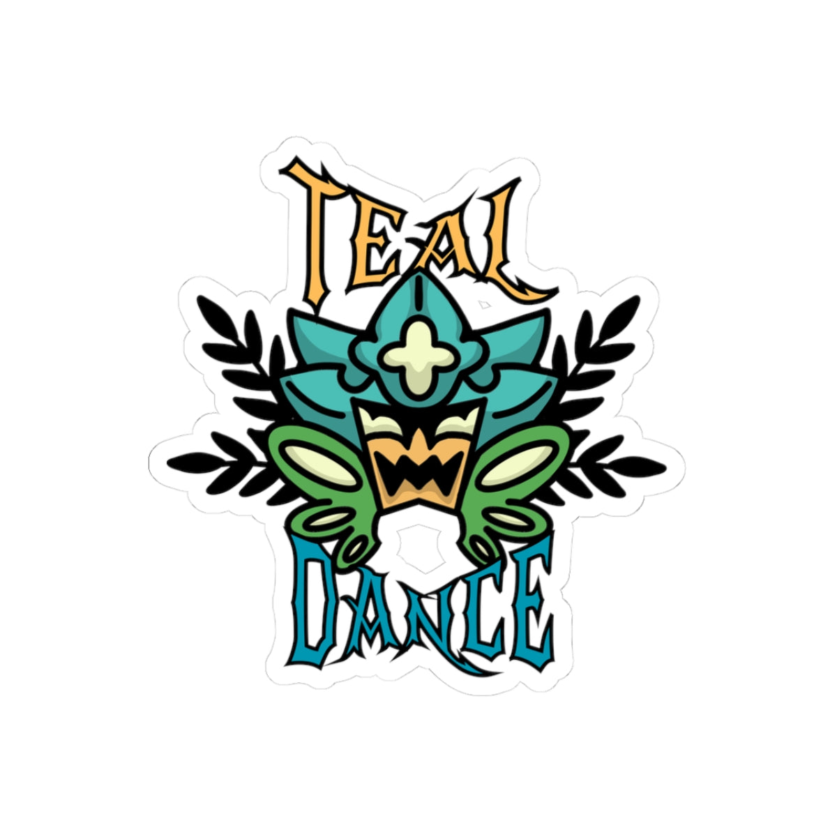 Teal Dance - Sticker